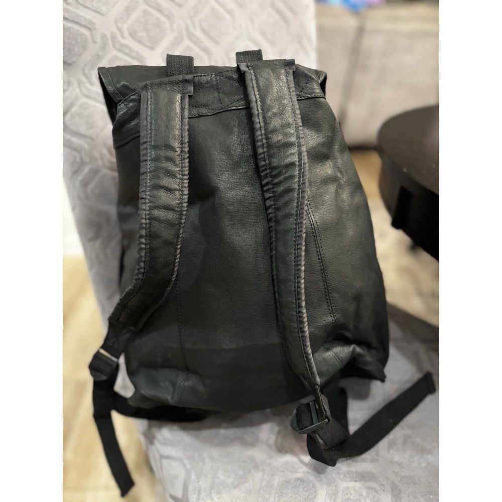 Vintage Camel Cigarettes Black Leather Drawstring Multi Pocket Collectors Bag - Picture 5 of 12